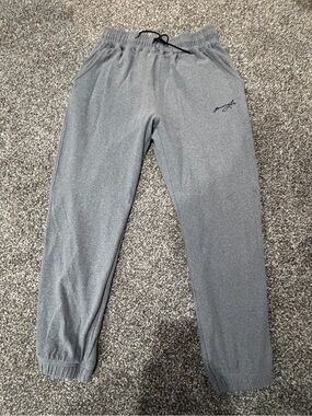 YoungLA Gray Athletic Joggers with Elastic Waist